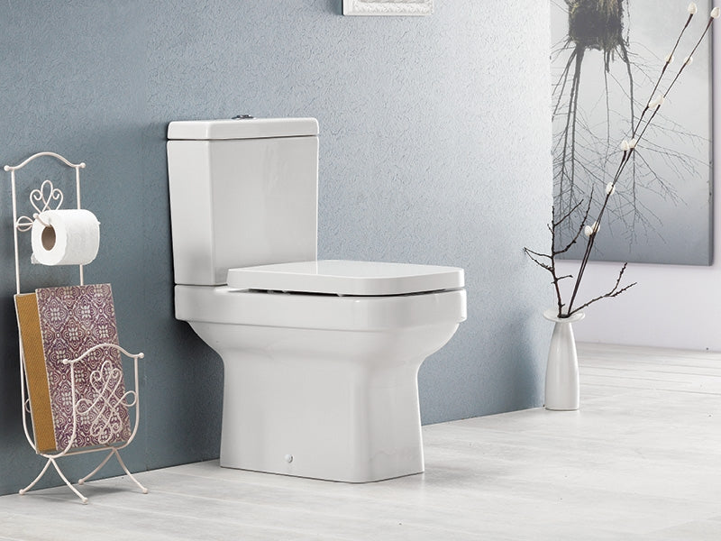 Noura Close Coupled Bidet Toilet With Soft Close Seat 008700-V1-P-01
