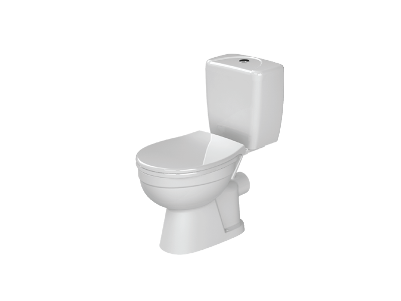 Lila Close Coupled Toilet With Soft Close Seat 028300-W