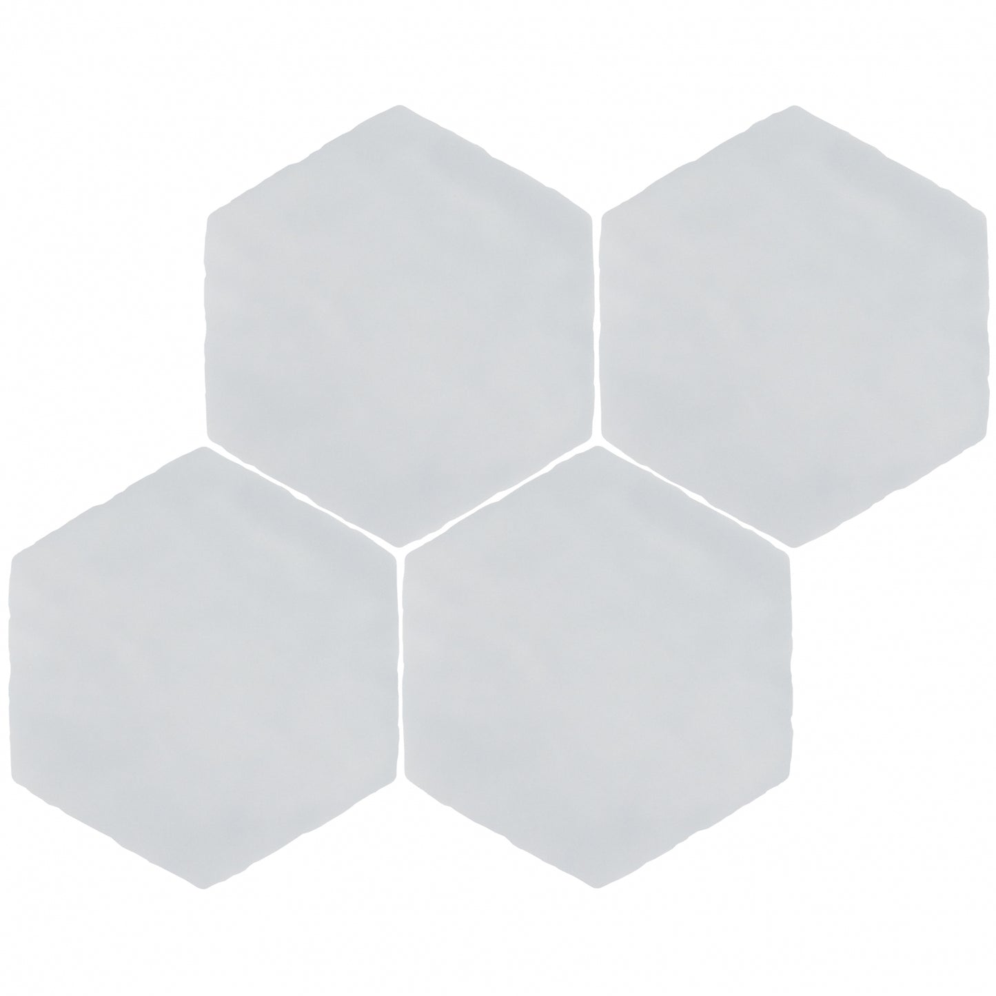 Teramoda Powder Gloss Hexagon Glazed Ceramic (Box)