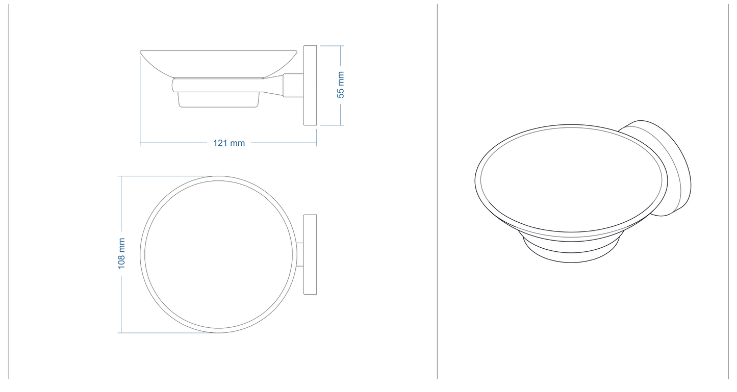 Natura Soap Dish & Holder