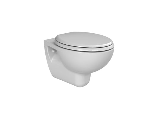 Lila Wall Hung Toilet With Soft Close Seat 018400-W