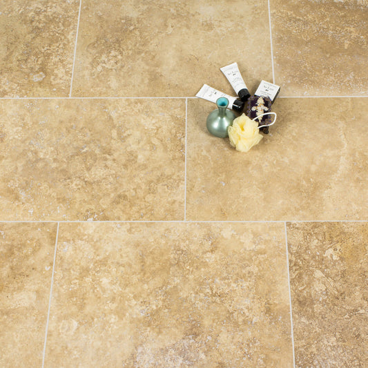 Siva Noce Filled - Honed Travertine (m2)