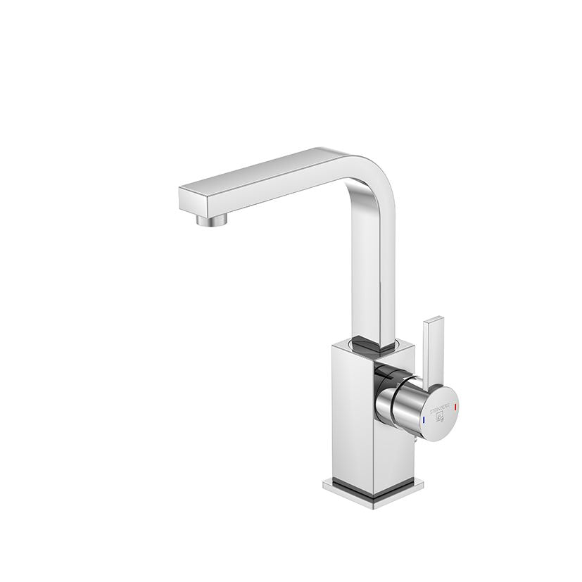 Single Lever Basin Mixer With Pop Up Waste Chrome Steinberg