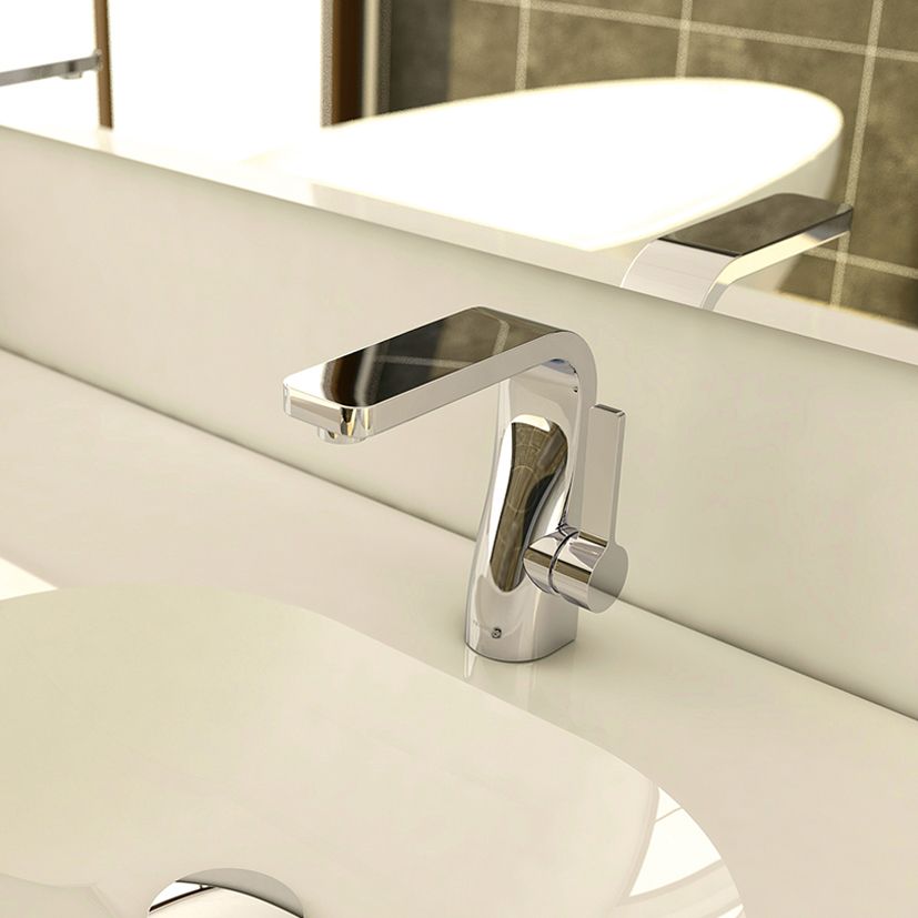 Single Lever Basin Mixer With Pop Up Waste Chrome Steinberg