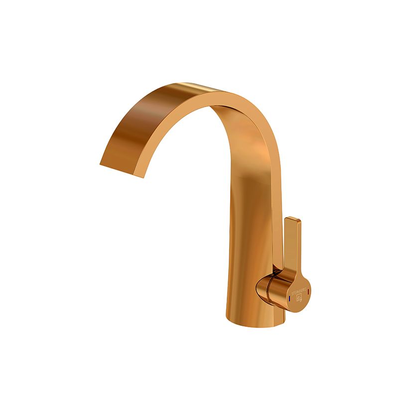 Single Lever Basin Mixer Rose Gold Steinberg