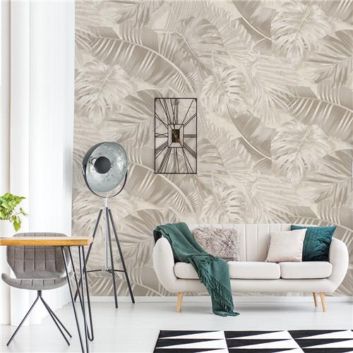 Natura Malibu Wallpaper Beige 10.65m2 Coverage